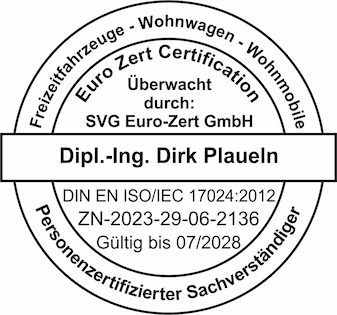 Stempel Personenzertifizierter Sachverständiger